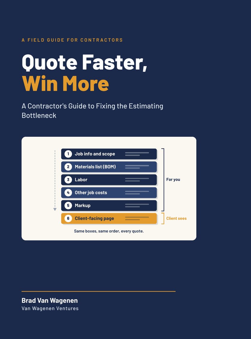 Cover of Quote Faster, Win More.